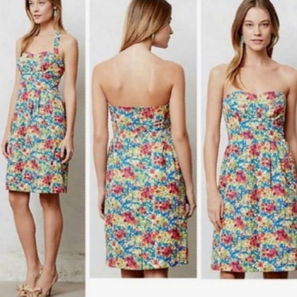 Anthropologie Dresses & Skirts - Everything Must Go Anthropologie, Girls From Savoy, floral, halter
